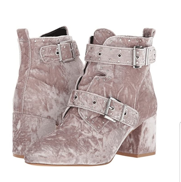 Rebecca Minkoff Shoes - Rebecca Minkoff Logan Crushed Velvet Booties